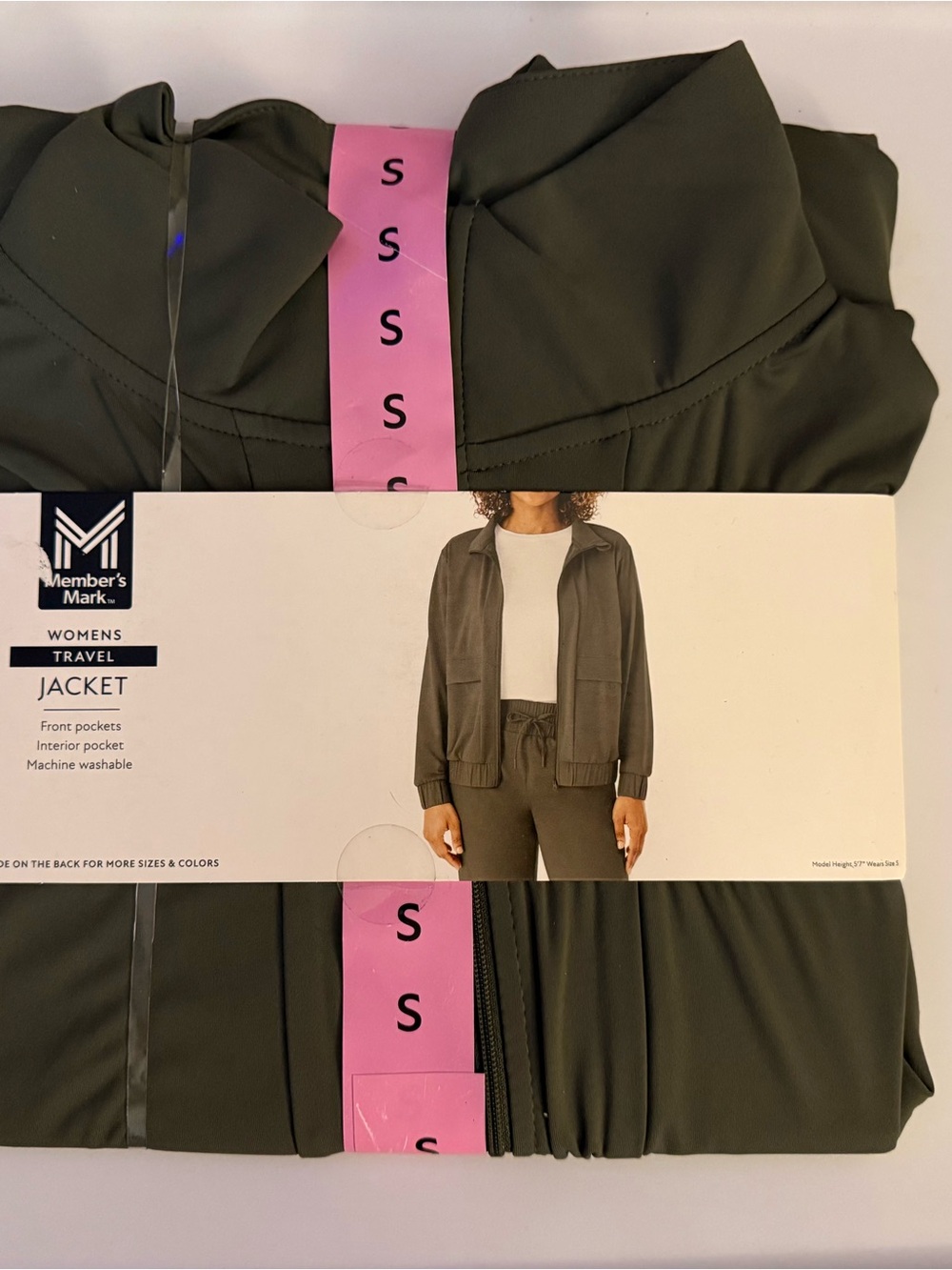 Member's Mark Women's Olive Utility Travel Jacket